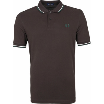 Textiel Heren T-shirts & Polo’s Fred Perry Polo M3600 Bruin Bruin