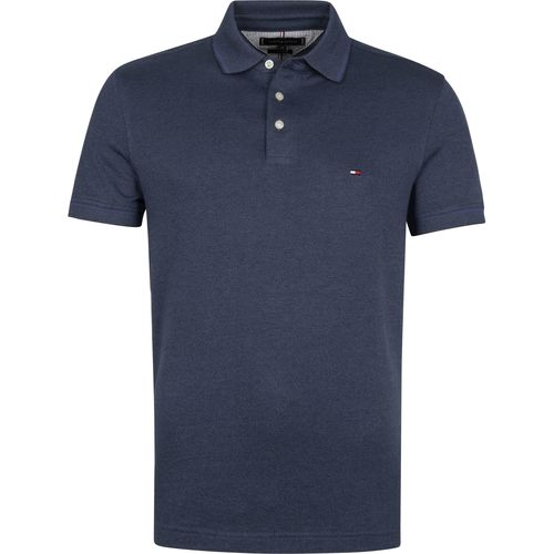 Textiel Heren T-shirts & Polo’s Tommy Hilfiger Poloshirt Mouline Donkerblauw Blauw