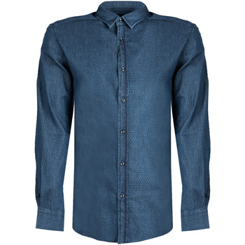 Textiel Heren Overhemden lange mouwen Antony Morato MMSL00383 FA430251 Blauw