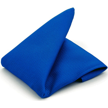 Textiel Heren Stropdassen en accessoires Suitable Pochet Zijde Kobalt Blauw F65 Blauw