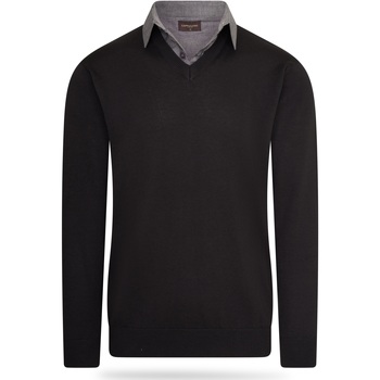 Textiel Heren Sweaters / Sweatshirts Cappuccino Italia Mock Pullover Zwart Zwart