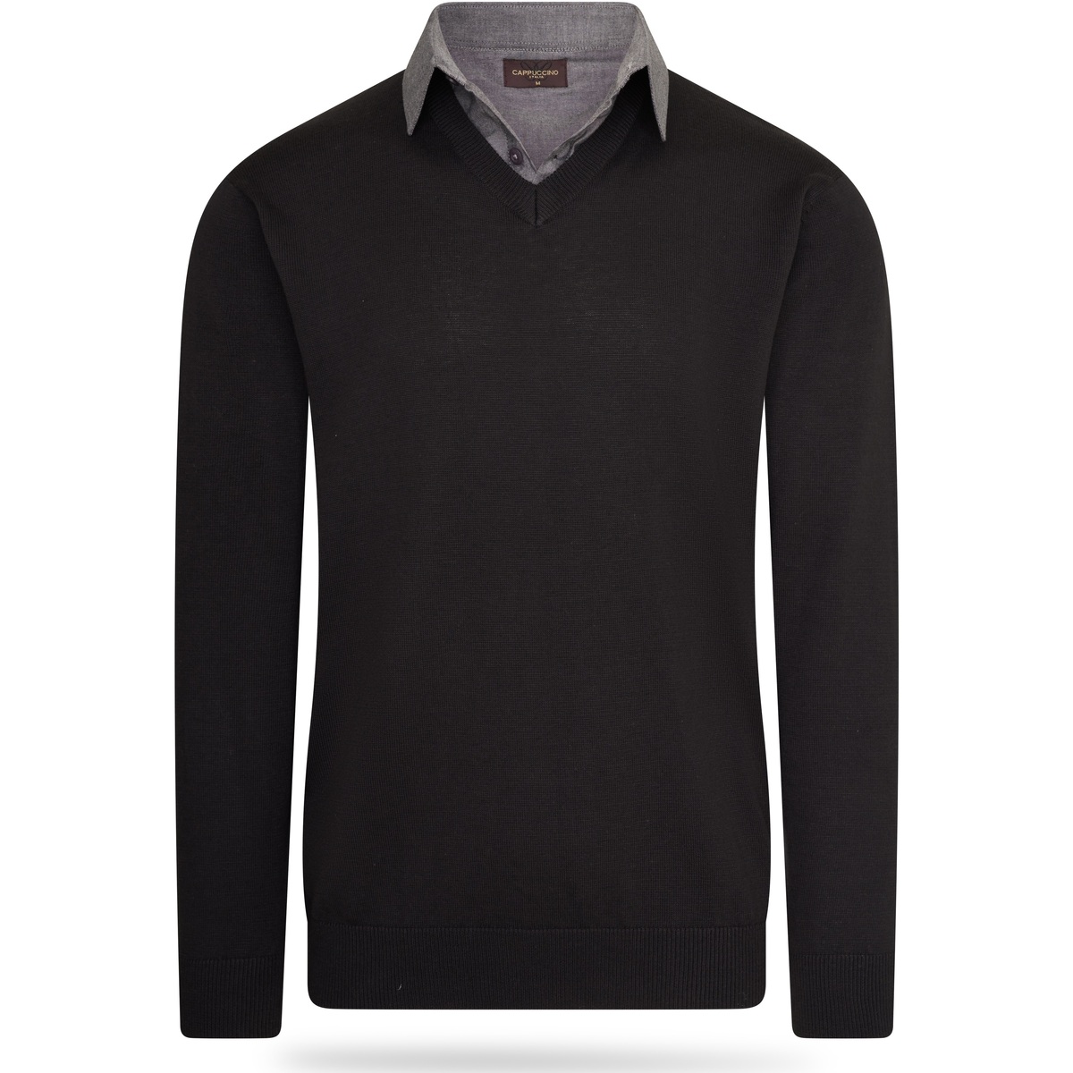 Textiel Heren Sweaters / Sweatshirts Cappuccino Italia Mock Pullover Zwart