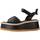 Schoenen Dames Sandalen / Open schoenen Elvio Zanon EQ5201X Zwart