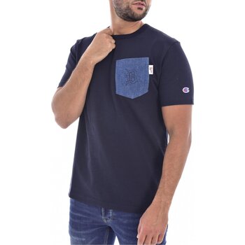 Textiel Heren T-shirts korte mouwen Champion 214627 BS501 Blauw