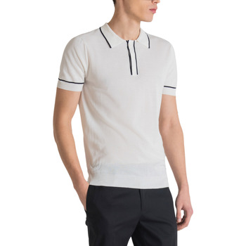 Textiel Heren T-shirts & Polo’s Antony Morato MMSW01263 YA100062 Wit