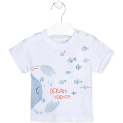 Textiel Kinderen T-shirts & Polo’s Losan 217-1025AL Wit