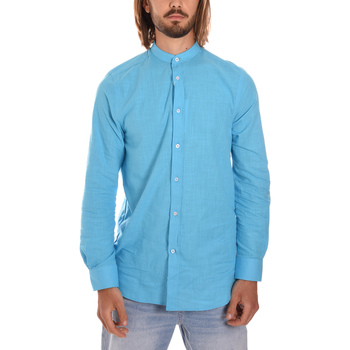 Textiel Heren Overhemden lange mouwen Egon Von Furstenberg 22C001 Blauw