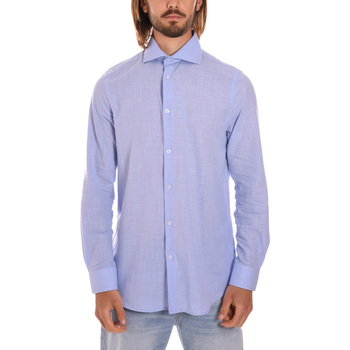 Textiel Heren Overhemden lange mouwen Egon Von Furstenberg 22C002 Blauw