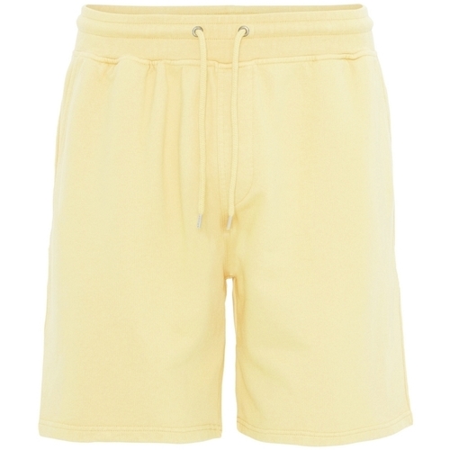 Textiel Korte broeken / Bermuda's Colorful Standard Short  Classic Organic soft yellow Geel