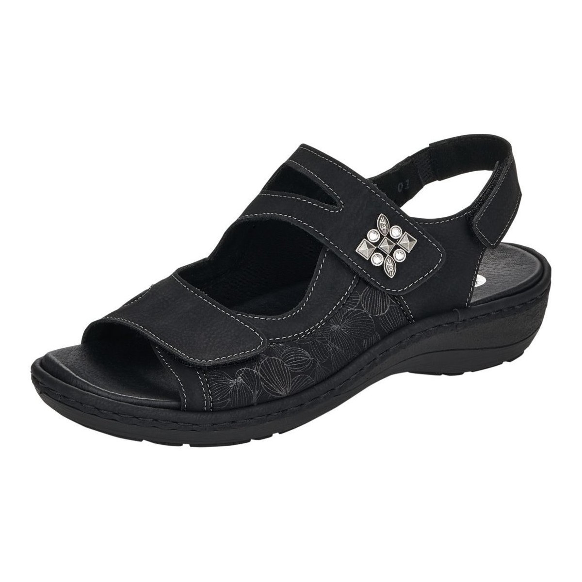 Schoenen Dames Sandalen / Open schoenen Remonte  Zwart