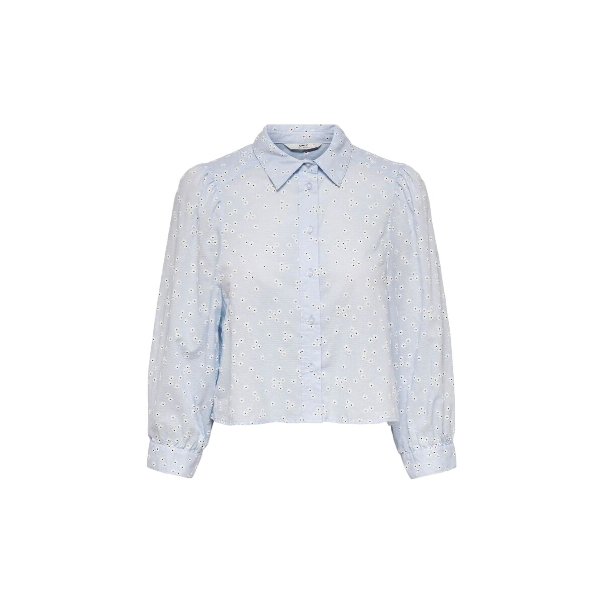 Textiel Dames Tops / Blousjes Only Shirt Tilde 7/8 - Cashmere Blue Blauw