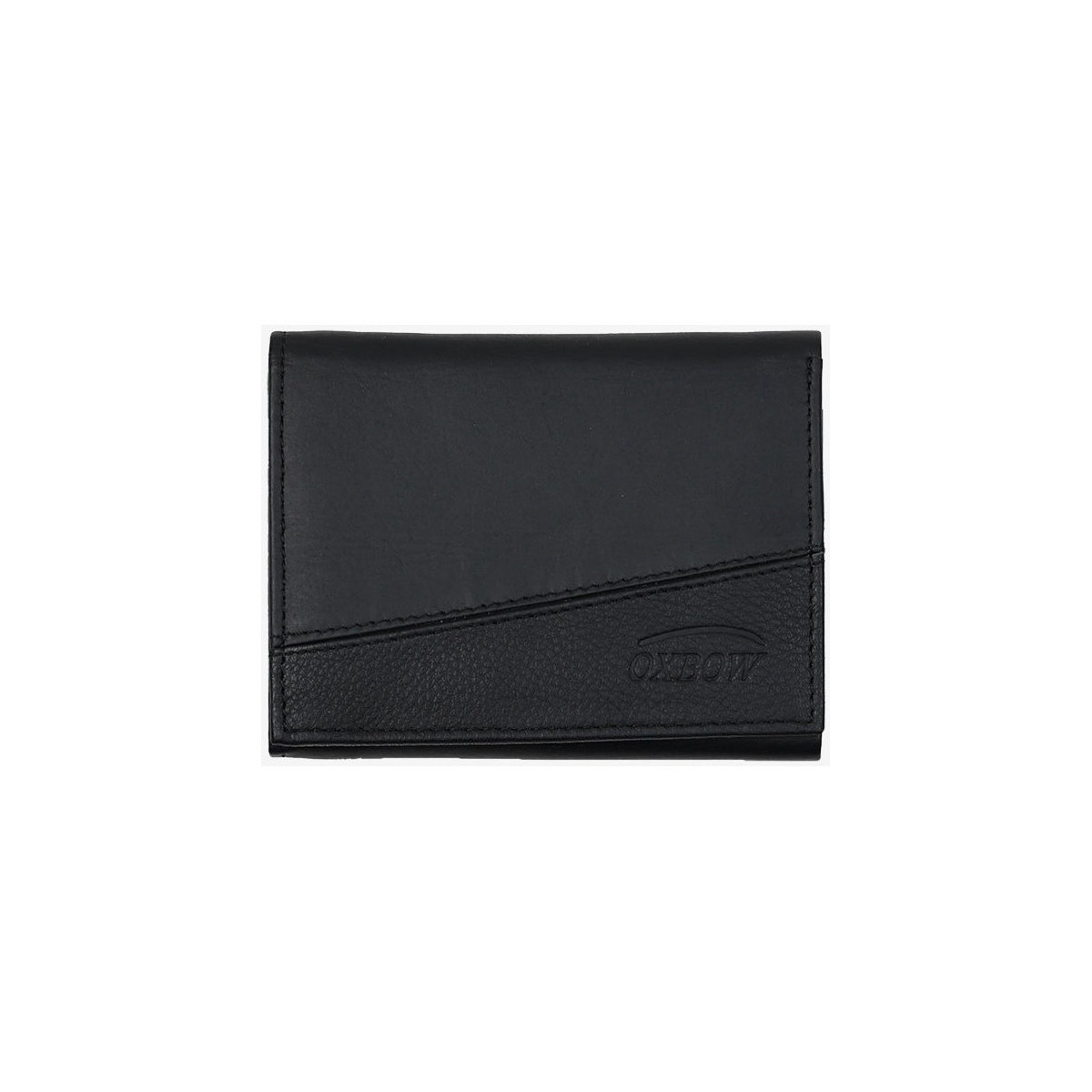 Tassen Heren Tasjes / Handtasjes Oxbow Lederen portefeuille met 2 vakken P0FRETAL Zwart