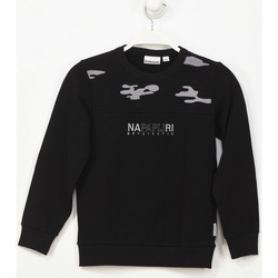 Textiel Jongens Sweaters / Sweatshirts Napapijri GA4EPU-041 Zwart