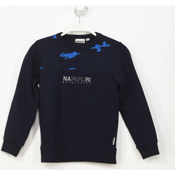 Textiel Jongens Sweaters / Sweatshirts Napapijri GA4EPU-176 Blauw