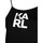 Textiel Dames Zwembroeken/ Zwemshorts Karl Lagerfeld KL22WOP01 | Printed Logo Zwart