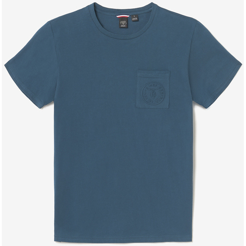 Textiel Heren T-shirts & Polo’s Le Temps des Cerises T-shirt PAIA Blauw
