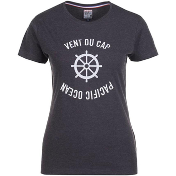 Textiel Dames T-shirts korte mouwen Vent Du Cap T-shirt manches courtes femme ACHERYL Grijs