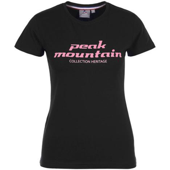 Peak Mountain T-shirt manches courtes femme ACOSMO Zwart