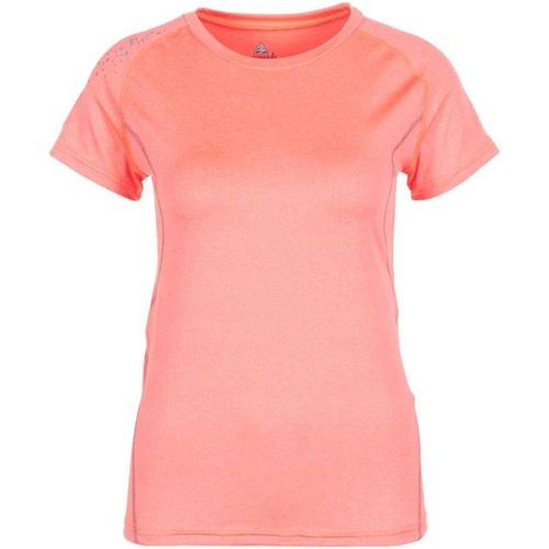 Textiel Dames T-shirts korte mouwen Peak Mountain T-shirt manches courtes femme ANSHO Oranje
