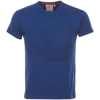 Textiel Heren T-shirts korte mouwen Degré Celsius T-shirt manches courtes homme CABOS Blauw