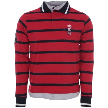 Textiel Heren Polo's lange mouwen Harry Kayn Polo manches longues homme CALAORI Rood