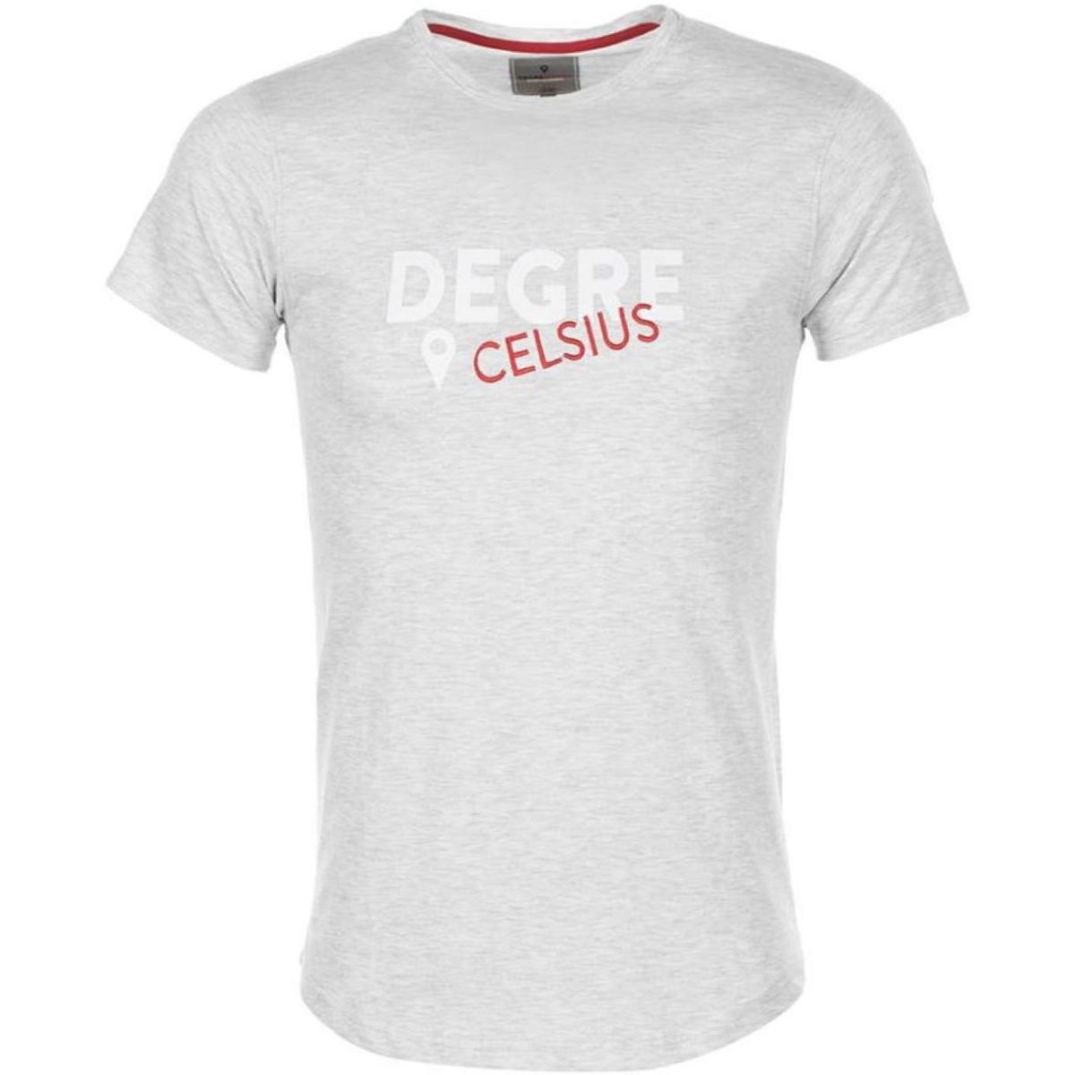 Textiel Heren T-shirts korte mouwen Degré Celsius T-shirt manches courtes homme CALOGO Grijs