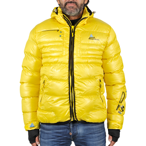 Textiel Heren Dons gevoerde jassen Peak Mountain Doudoune de ski homme CAPTI Geel