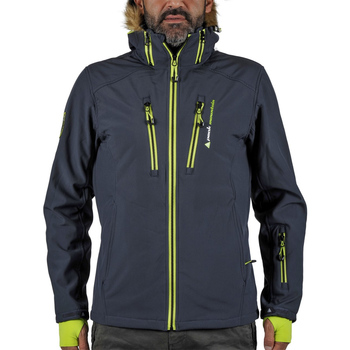 Textiel Heren Wind jackets Peak Mountain Blouson de ski homme CASADA Grijs