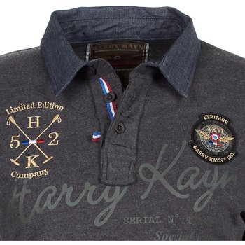 Harry Kayn Polo manches longues homme CAZBA Grijs