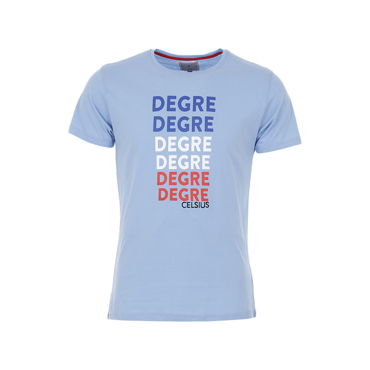 Textiel Heren T-shirts korte mouwen Degré Celsius T-shirt manches courtes homme CEGRADE Blauw