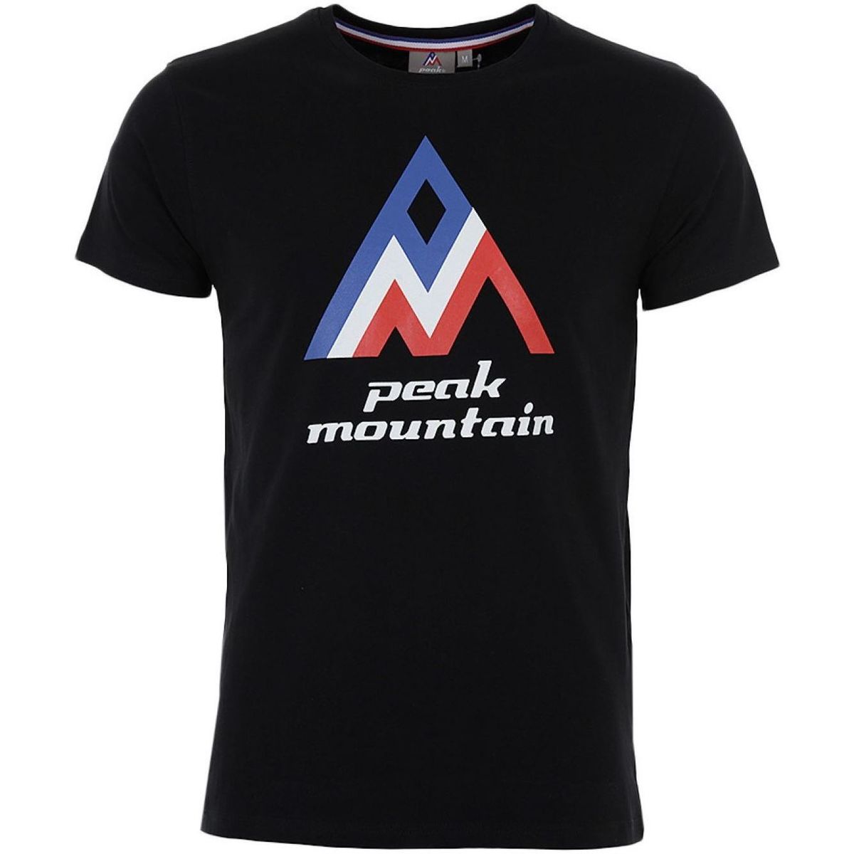 Textiel Heren T-shirts korte mouwen Peak Mountain T-shirt manches courtes homme CIMES Zwart