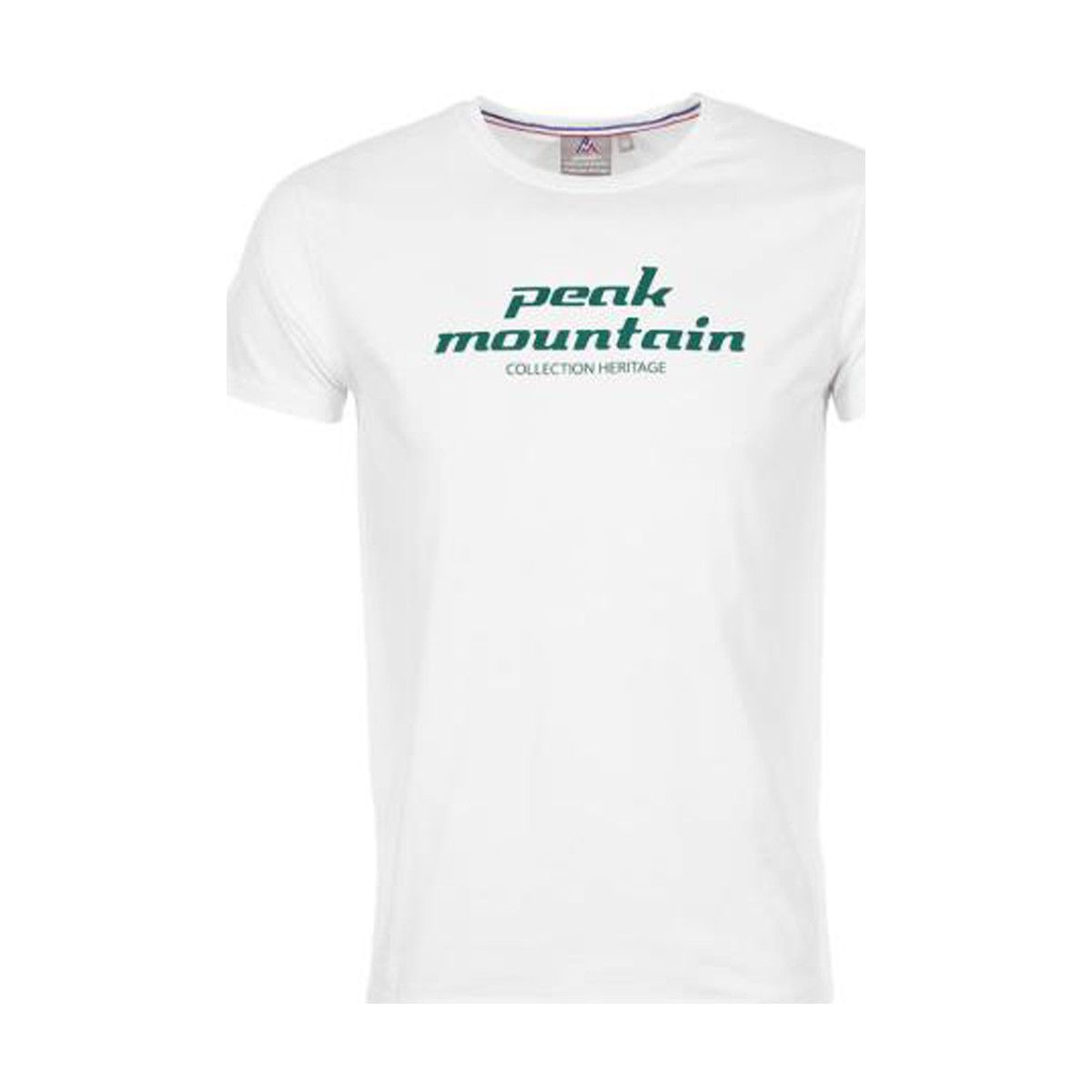 Textiel Heren T-shirts korte mouwen Peak Mountain T-shirt manches courtes homme COSMO Wit