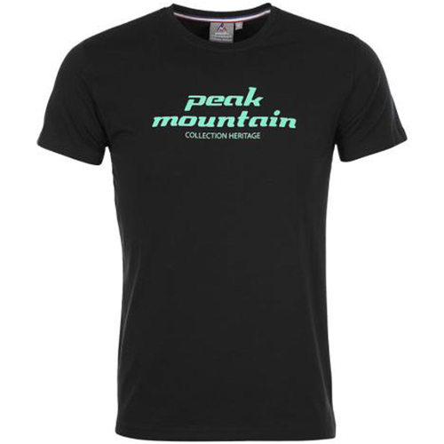 Textiel Heren T-shirts korte mouwen Peak Mountain T-shirt manches courtes homme COSMO Zwart