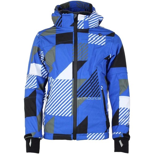Textiel Jongens Wind jackets Peak Mountain Blouson softshell garçon ECOVER Blauw