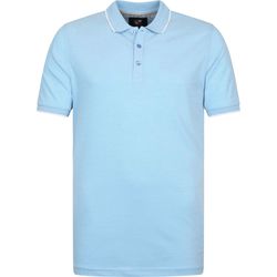 Textiel Heren T-shirts & Polo’s Suitable Oxford Polo Lichtblauw Blauw