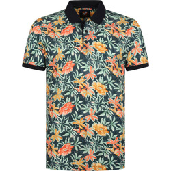 Textiel Heren T-shirts & Polo’s Suitable Polo Bloemen Groen Multicolour