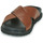Schoenen Heren Leren slippers Pellet FELIPE Kalf / Zaad / Cognac