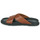 Schoenen Heren Leren slippers Pellet FELIPE Kalf / Zaad / Cognac