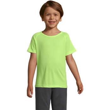 Textiel Kinderen T-shirts korte mouwen Sols Camiseta niño manga corta Geel