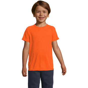 Textiel Kinderen T-shirts korte mouwen Sols Camiseta niño manga corta Oranje