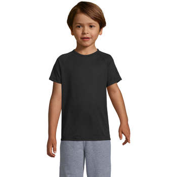 Textiel Kinderen T-shirts korte mouwen Sols Camiseta niño manga corta Zwart