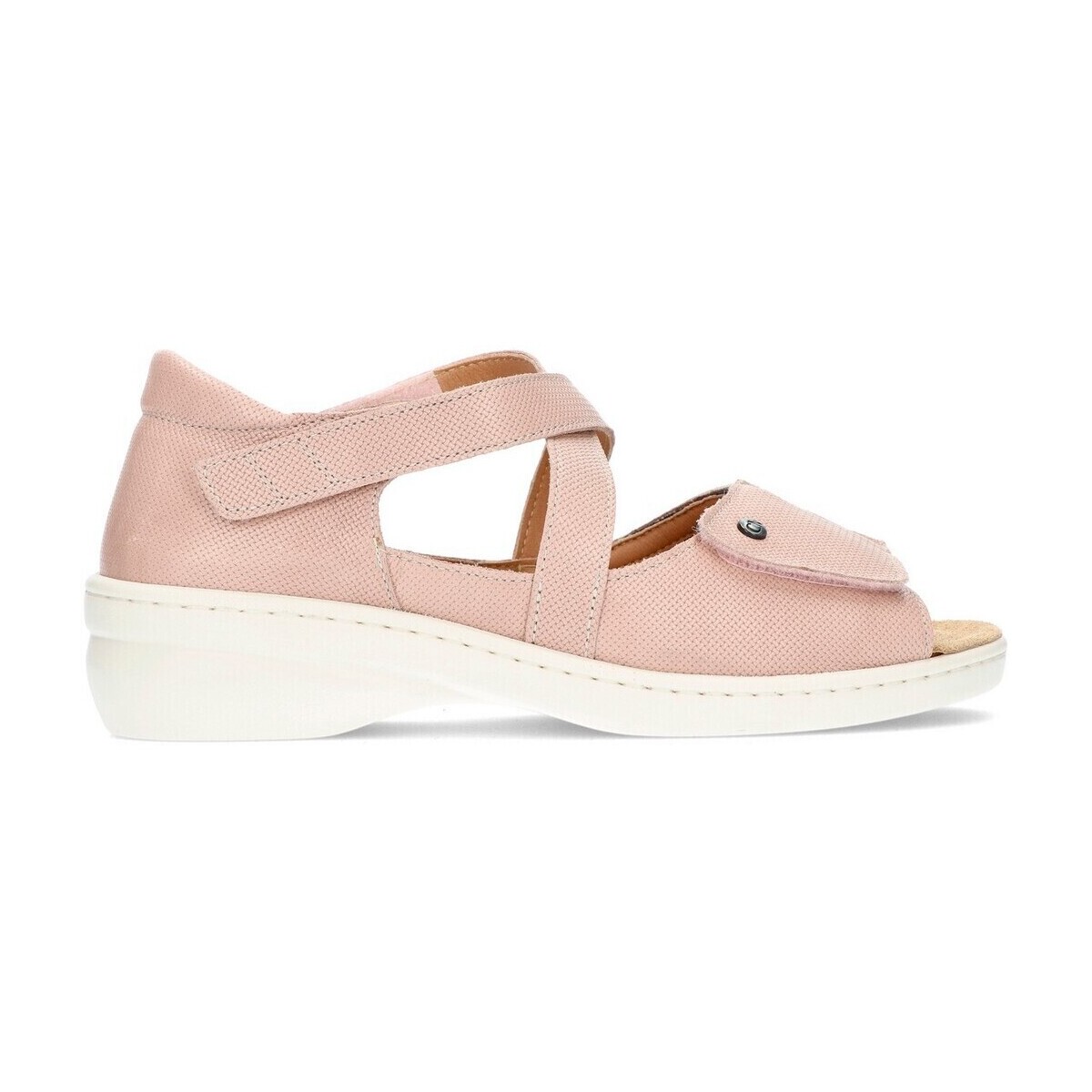 Schoenen Dames Sandalen / Open schoenen Calzamedi SANDALEN  SPECIALE BREEDTE 0759-A Roze