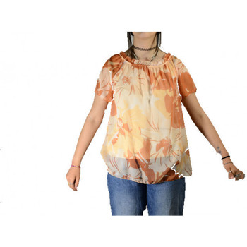 Textiel Dames T-shirts & Polo’s Dinovo 5323 Oranje