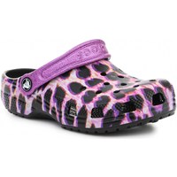 Schoenen Meisjes Sandalen / Open schoenen Crocs Animal Print Clog Kids 207600-83G Multicolour