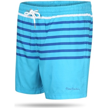 Textiel Heren Zwembroeken/ Zwemshorts Pierre Cardin Swim Short Stripe Blauw