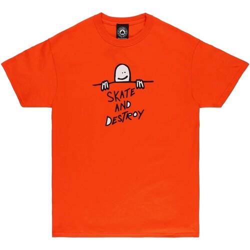 Textiel Heren T-shirts korte mouwen Thrasher  Oranje