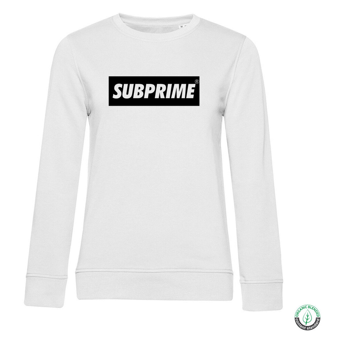 Textiel Dames Sweaters / Sweatshirts Subprime Sweat Block White Wit