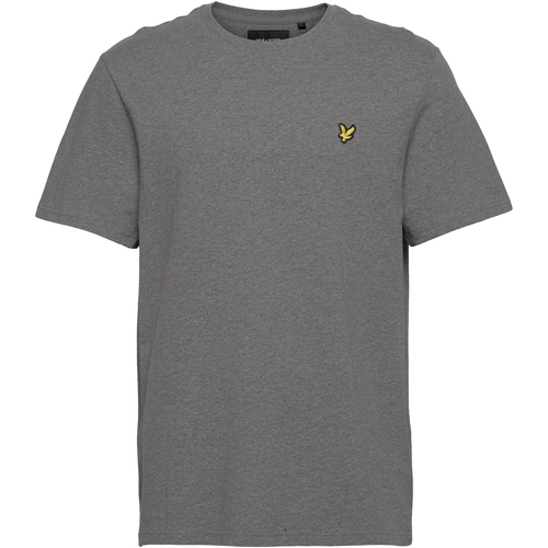 Textiel Heren T-shirts korte mouwen Lyle & Scott Plain T-Shirt Grijs