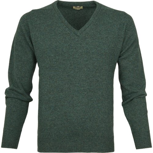 Textiel Heren Sweaters / Sweatshirts William Lockie Pullover Wol Moorland Groen Groen