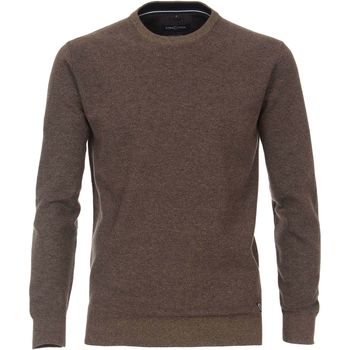 Textiel Heren Sweaters / Sweatshirts Casa Moda Pullover O-Hals Melange Bruin Bruin